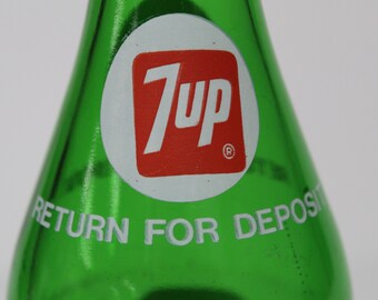 ７ＵＰ　ヴィンテージバンク Vintage 10 oz, 300ml, Diet 7UP Green Bottle, Dbl White