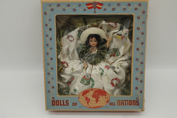 dolls country様 リクエスト 9点 まとめ商品 Vintage Dolls of All Nations 1940 Miss Mexico (V8866) - Etsy