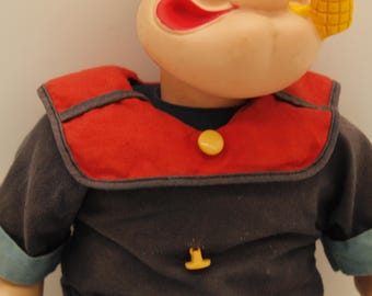ビンテージ POPEYE ポパイ “King Feature” ぬいぐるみ 布製 ビンテージ