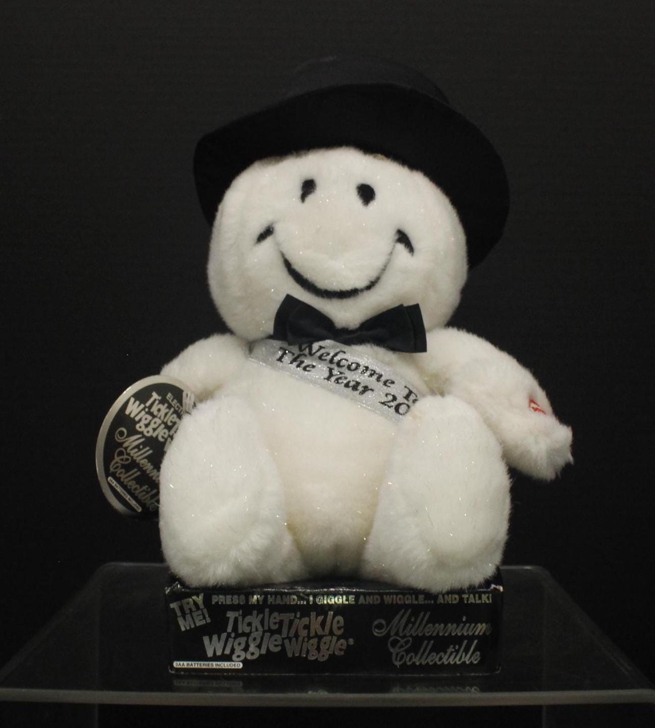 テディベアー　happy リミテッドエディション　1997 2000／119 Vintage Working Smiley Face 2000 Millennium Tickle Tickle Wiggle