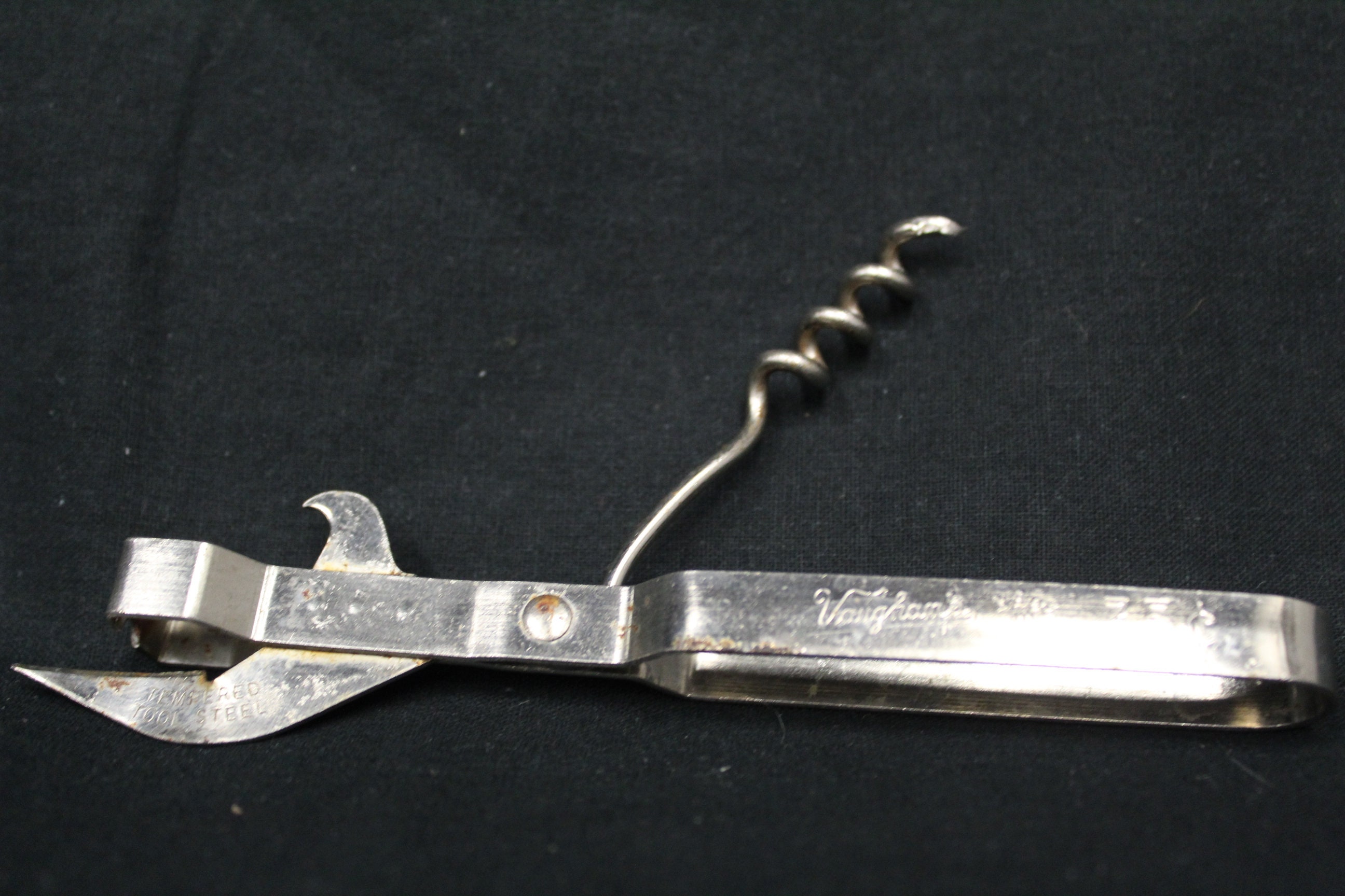 Vintage Vaughan Can & Bottle Opener With Corkscrew V2788 Etsy