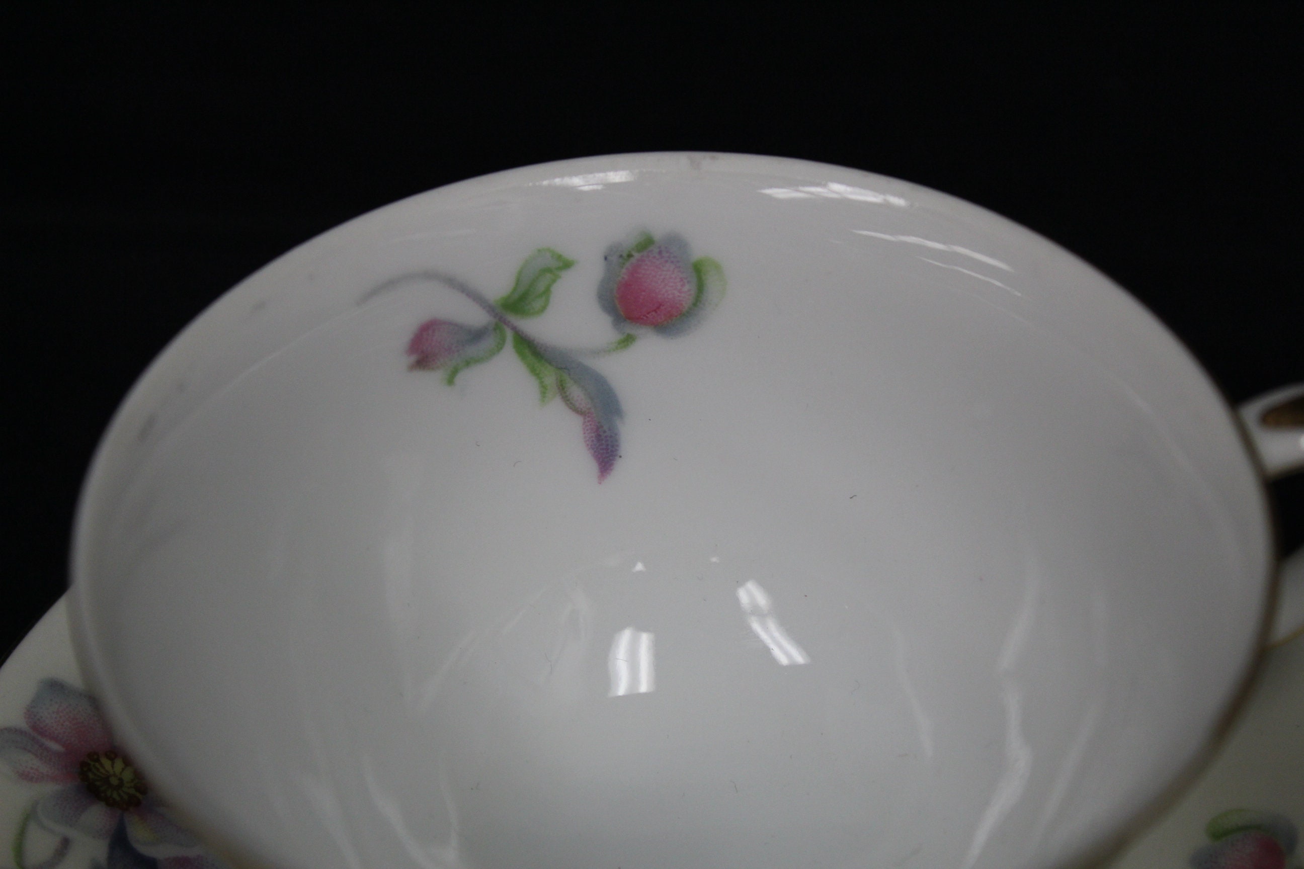 Vintage Silver Poppy Occupied Japan Cup & Saucer by