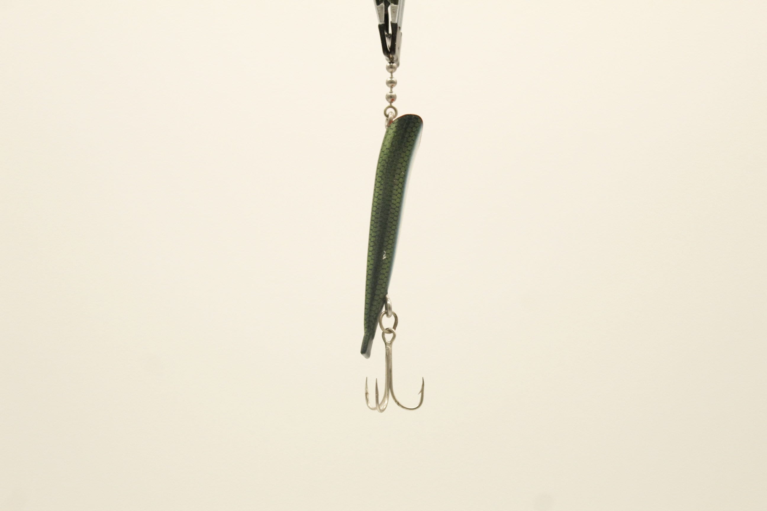 Vintage Les Davis Cutplug Iridescent Aqua Blue Single