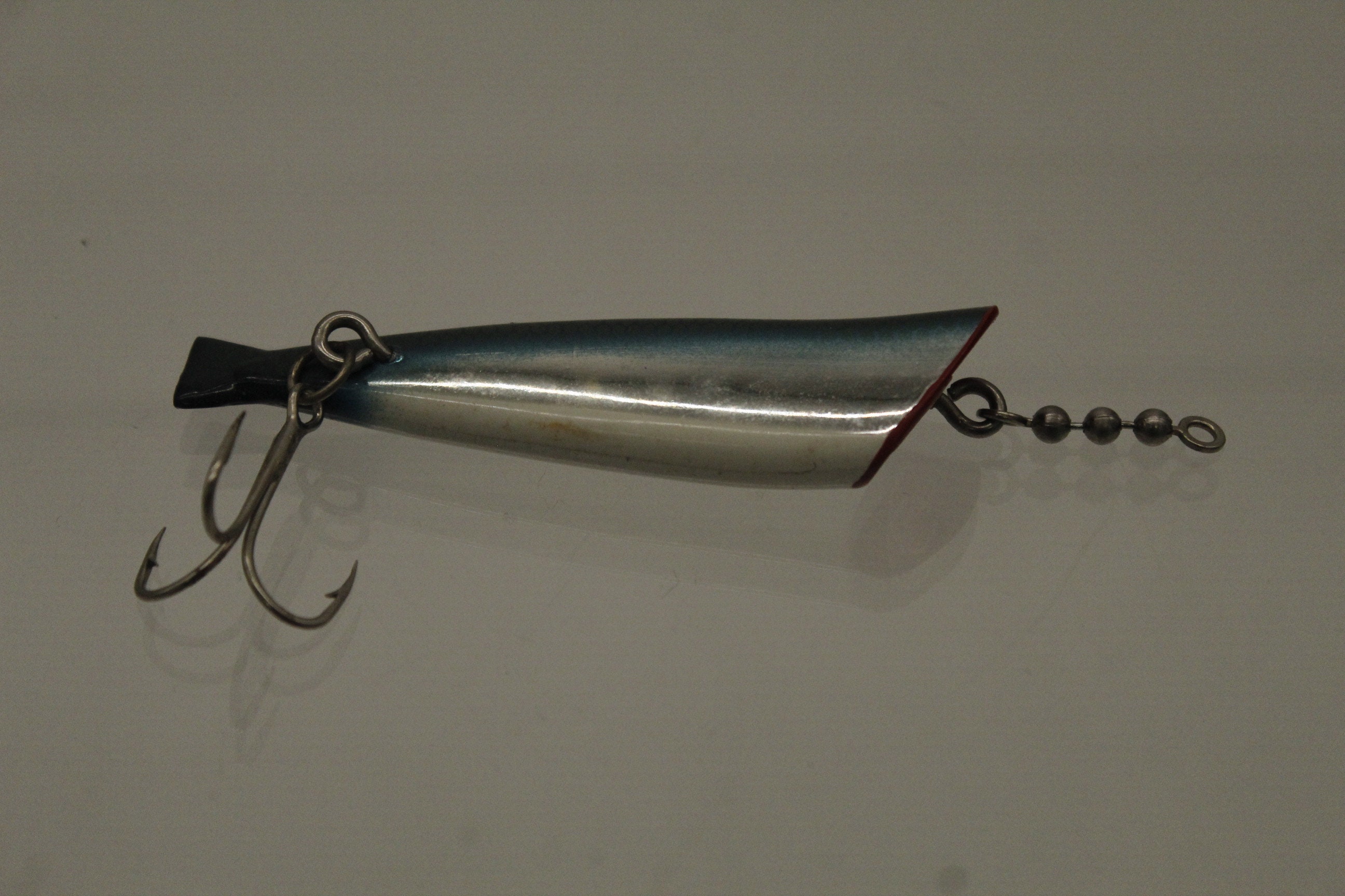 Vintage Les Davis Cutplug Iridescent Aqua Blue Single