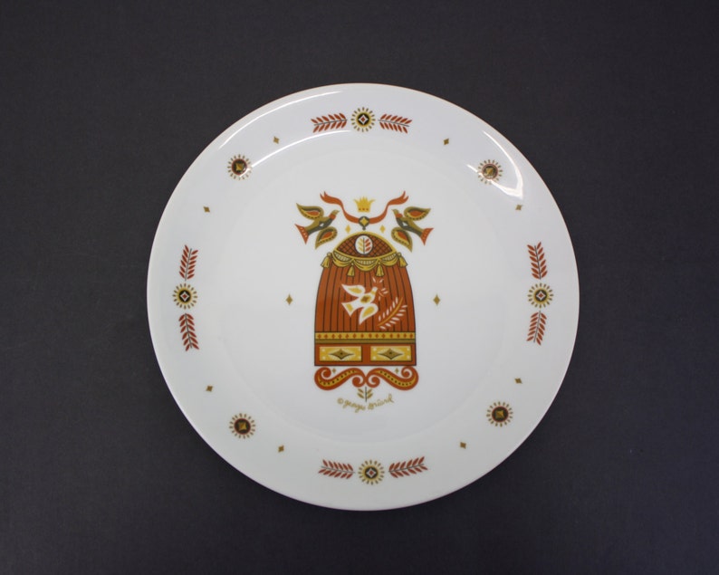 Vintage Briard 'bird Cage' Dinner Plate Etsy