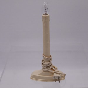 Vintage Candle Electric Beige Single (V9921)