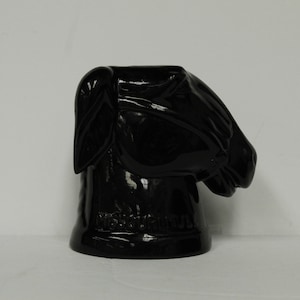 Vintage Black Missouri Mule Ceramic Head (V7153)