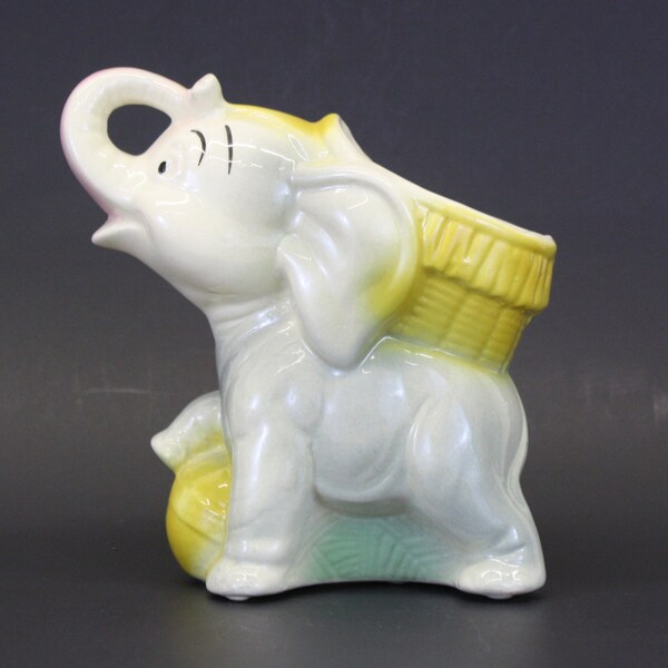Vintage Royal Copley Circus Elephant Planter (E386)