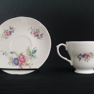 Vintage Punk Dutchess Blue Cup and Saucer (V5634)