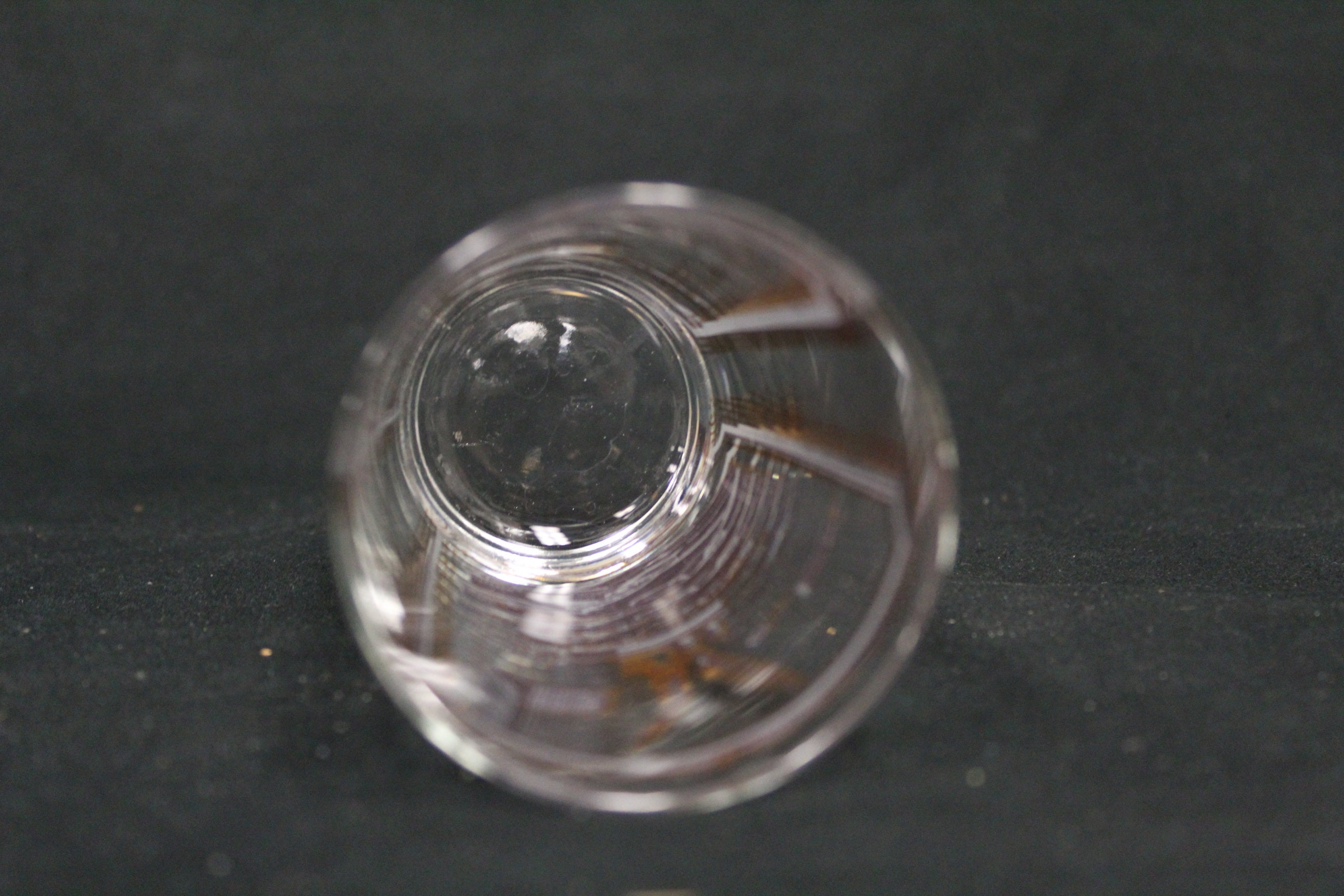 Vintage US Air Force Academy Gold Accents on Clear Glass (V2815