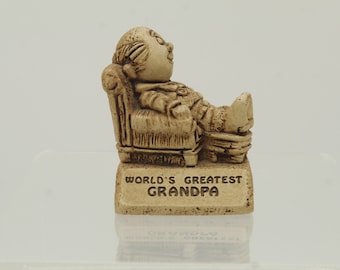 Vintage Paula 1979 World's Greatest Grandpa Novelty Figure (S427)