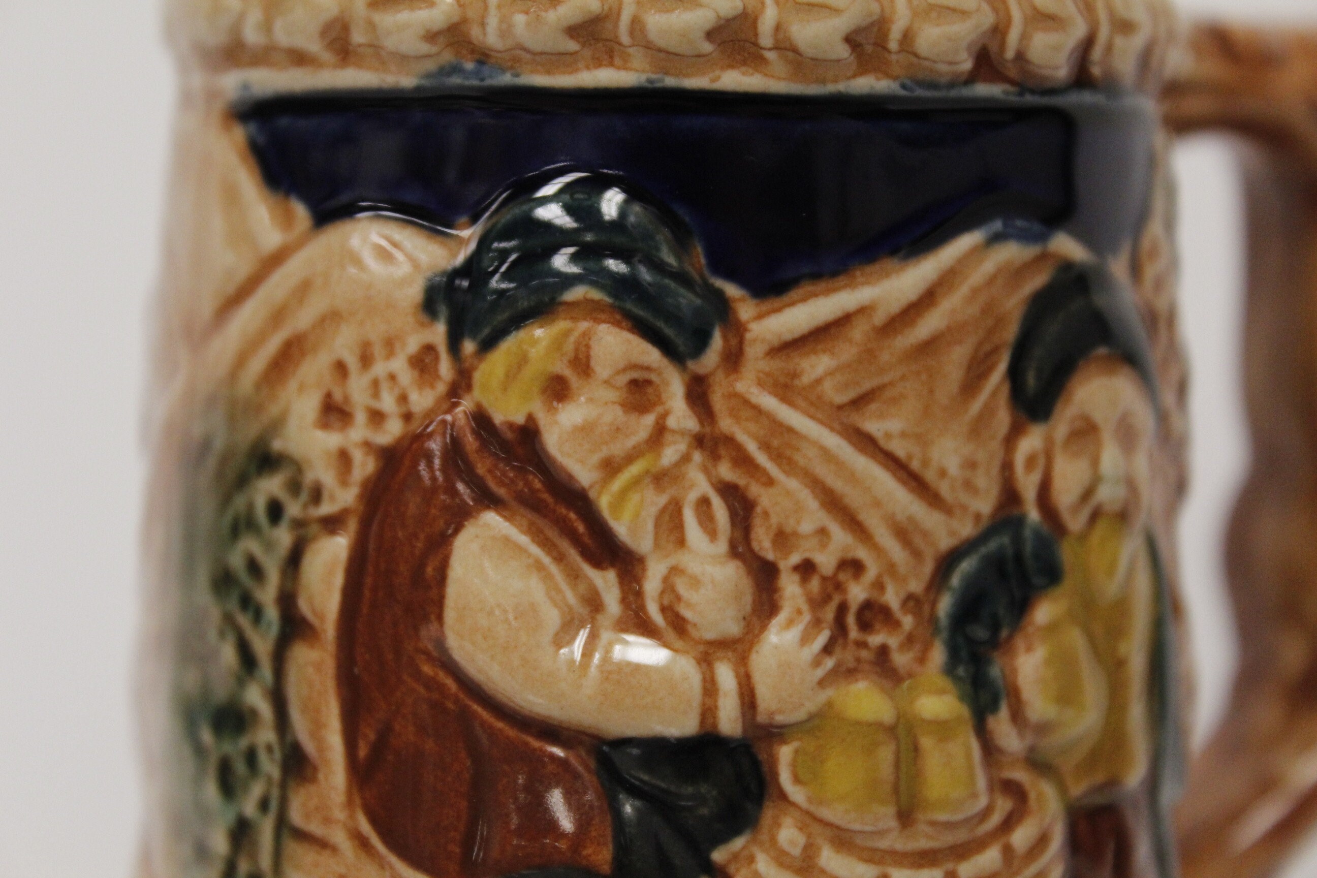 Vintage Beer Stein German Design Japan Ceramic Decorative
