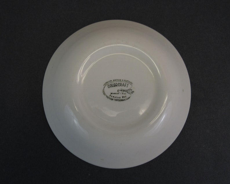 Vintage Color Craft /'Jamaica Bay/' Bowl E11693