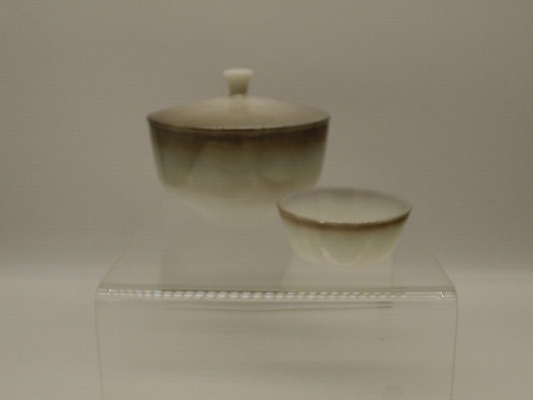 Vintage Federal Glass Heat Proof 2.5 Qt Mesa Pattern Milkglass Etsy