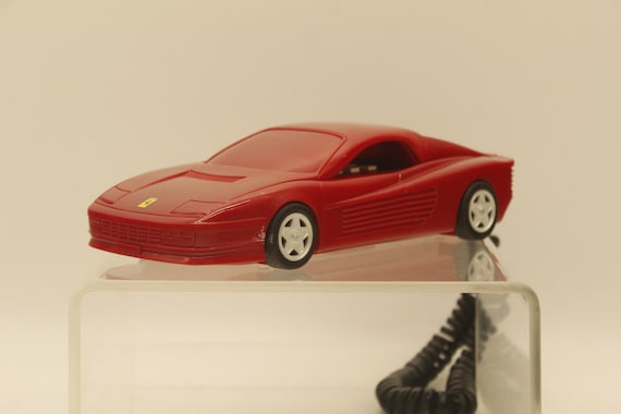 Vintage Red Ferrari Testarossa Era Landline Phone (V8974) - Etsy