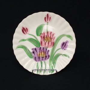 Vintage Blue Ridge Southern Potteries Hand-painted Floral Dinner Plate (V36)
