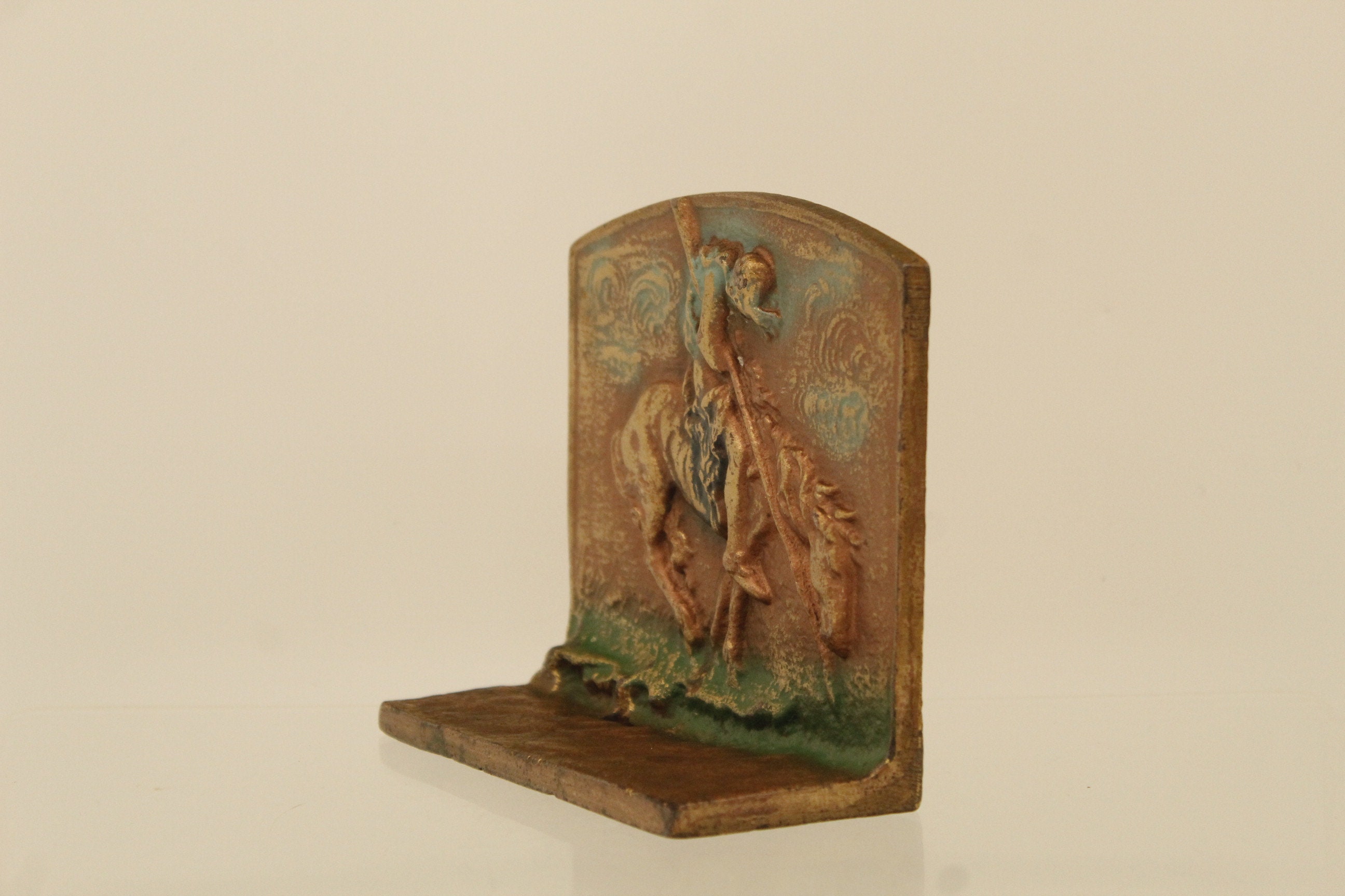 Vintage Indian End of the Trail Single Bookend (V9816) - Etsy