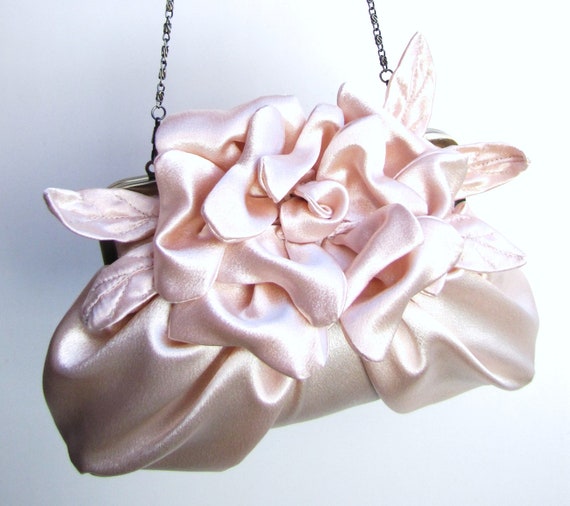 Items similar to Blush Bridal Clutch, wedding clutch and Evening Purse ...