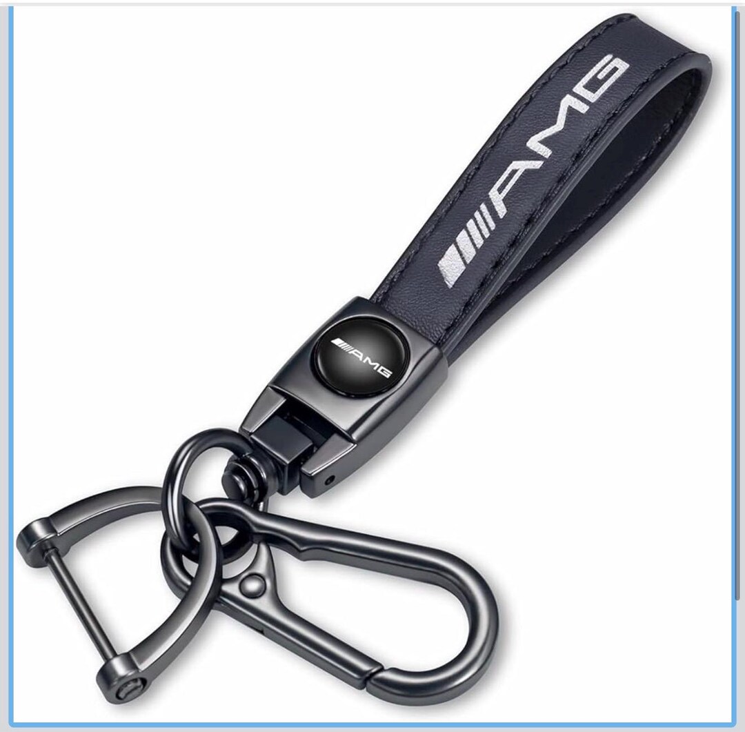 Mercedes AMG Keychain Leather - Etsy