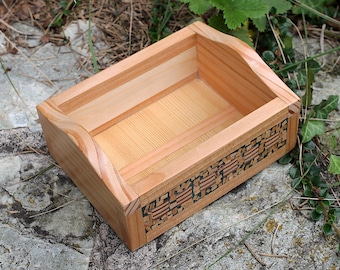 massan様オーダーメイド品 木箱（蓋付） ロゴ入り ふた付き収納箱 | 木箱専門店 キバコヤ (木箱屋)
