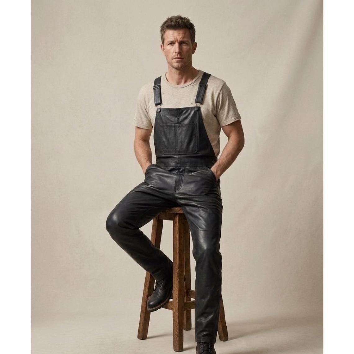 Womens Leather Overalls - Etsy Womens Leather Overalls - Etsy