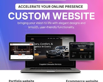 Full Custom Website Design + Development | Fast Delivery, Secure, SEO Optimized