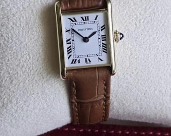 1970年代 カルティエ タンク ルイ (Ref. 6711) | 18Kソリッドゴールド | 希少な「パリ」ダイヤル | 完全整備済み