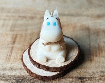 Candela Moomin fatta a mano, figura decorativa dei Troll, regalo per i fan dei Moomin