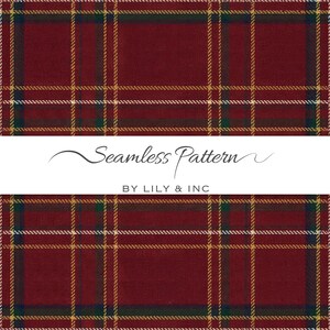 Élégance rustique : motif tartan intemporel sans couture pour tissu et papier peint