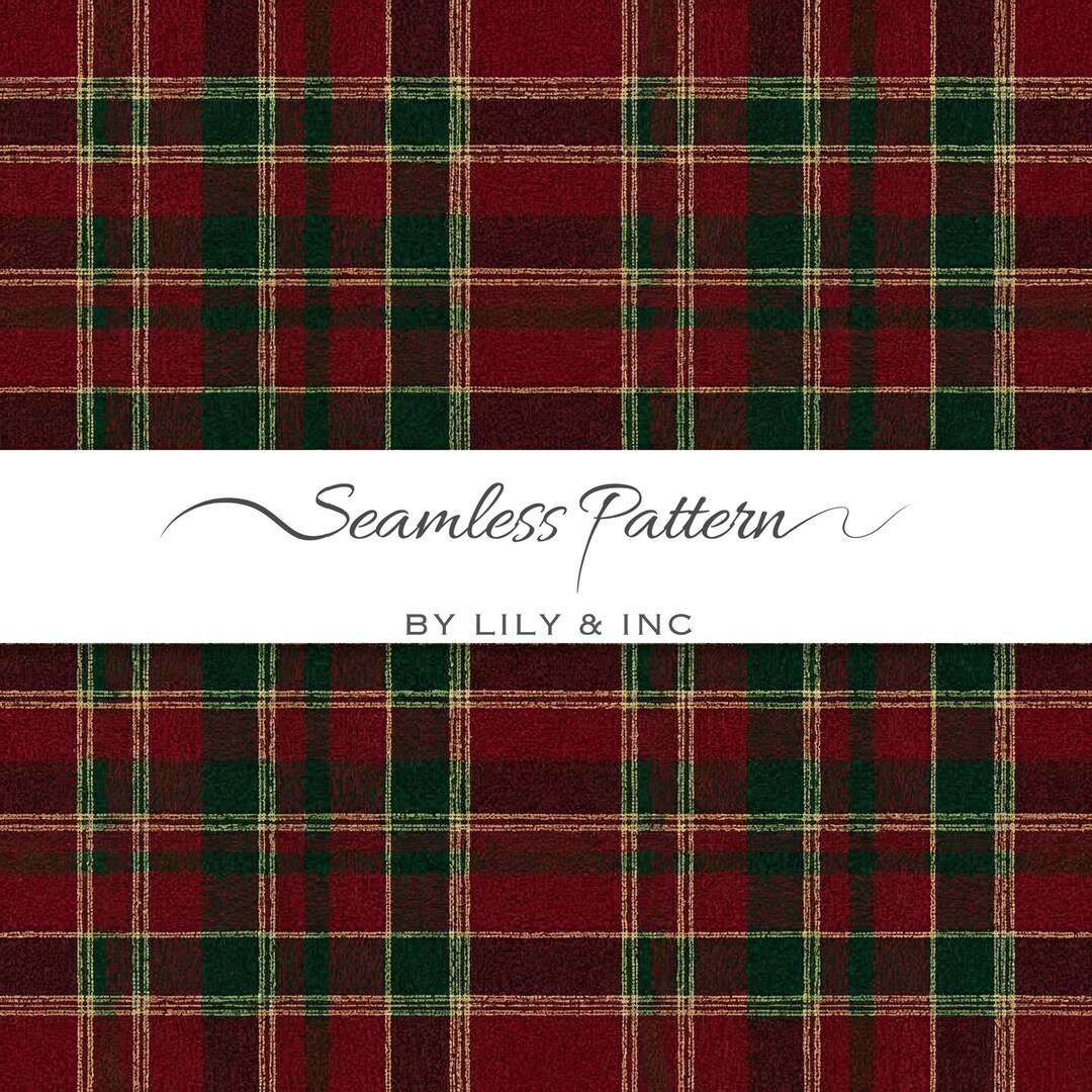 Rustic Charm – Classic Plaid Seamless Pattern for Home Decor & Textiles ...