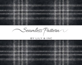 Plaid Pattern, Seamless Tartan Gingham Texture (Digital Download)