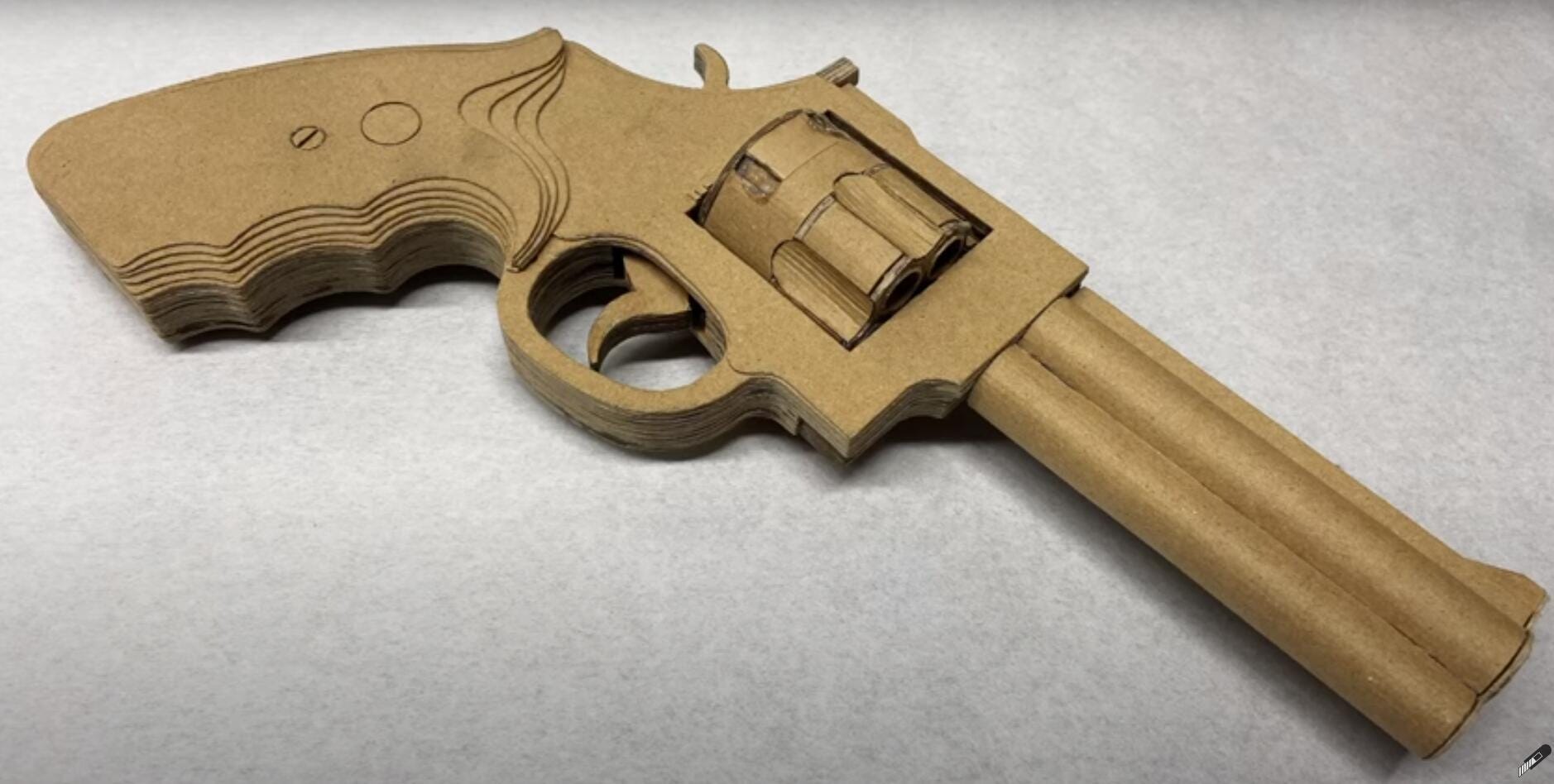 Colt Python Revolver || PDF Printable Pattern Cardboard Toy Gun ...