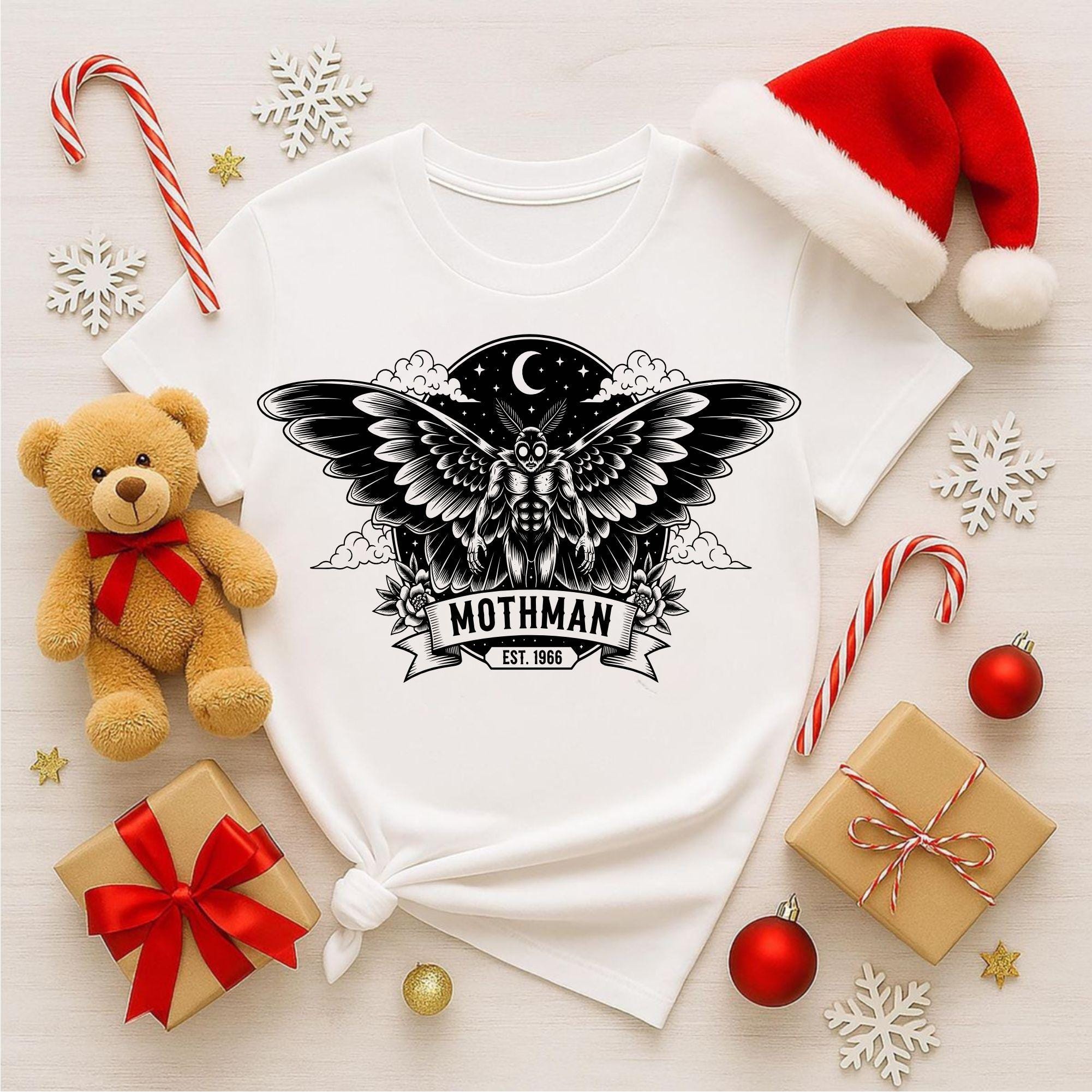Mothman Vector Illustration, Mothman Svg, Mothman Png, Mothman Art ...