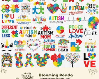 Autism svg, Austism Awareness svg Bundle, Austism svg bundle, Austism Awareness png, Puzzle svg, Puzzle Piece svg, autism mom