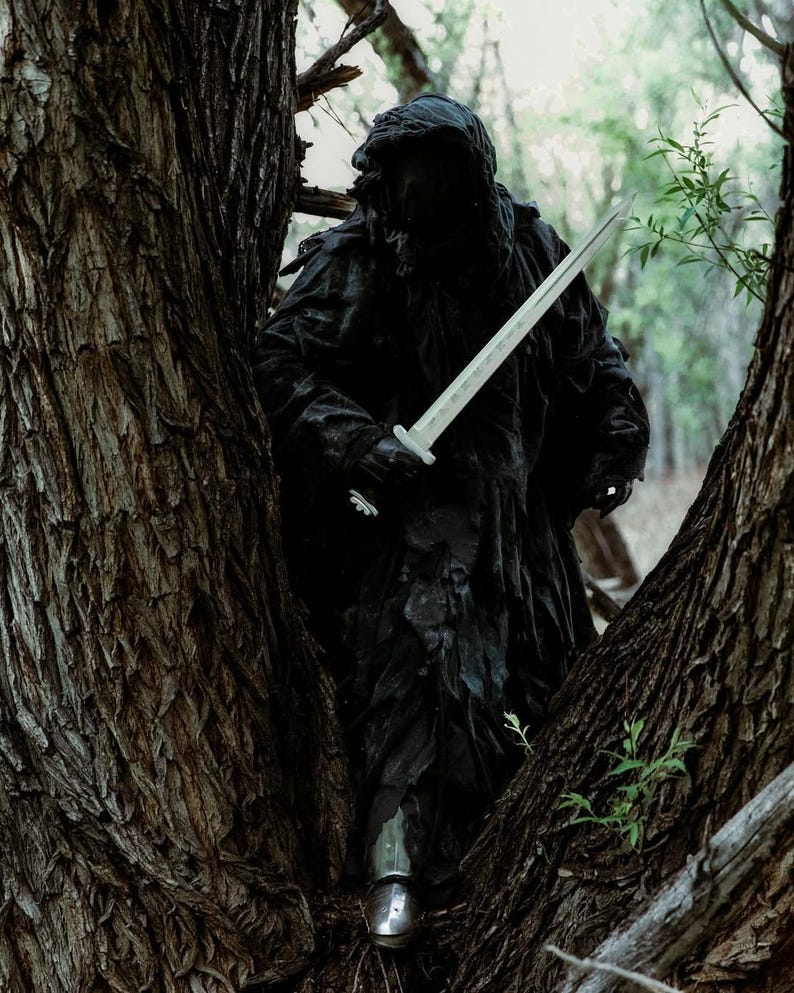 Shadow Wraith Costume Set | Dark Ringwraith-inspired Outfit for ...