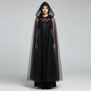 Gothic Brautschleier Aus Spitze - Schwarz, 1,3x1,4 M Für Halloween, Hochzeit, Kostümparty