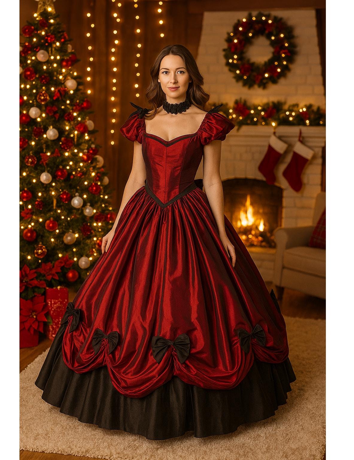 holiday ball dress Gown work holiday party dress
