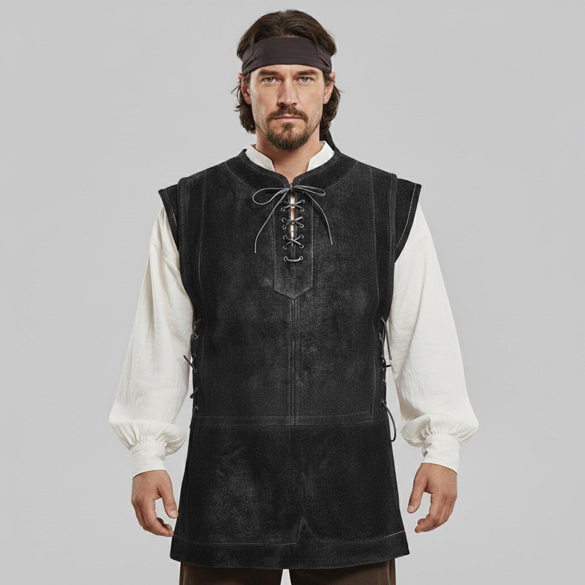 Medieval Viking Warrior Tunic Vest: Renaissance Faire Larp Costume - Etsy