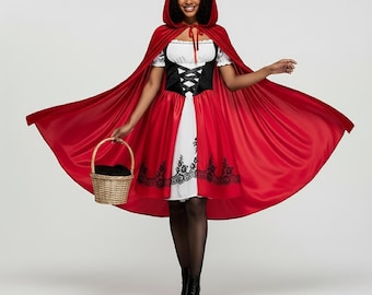 modern red riding hood dress Spooktacular Creations - Brandclub