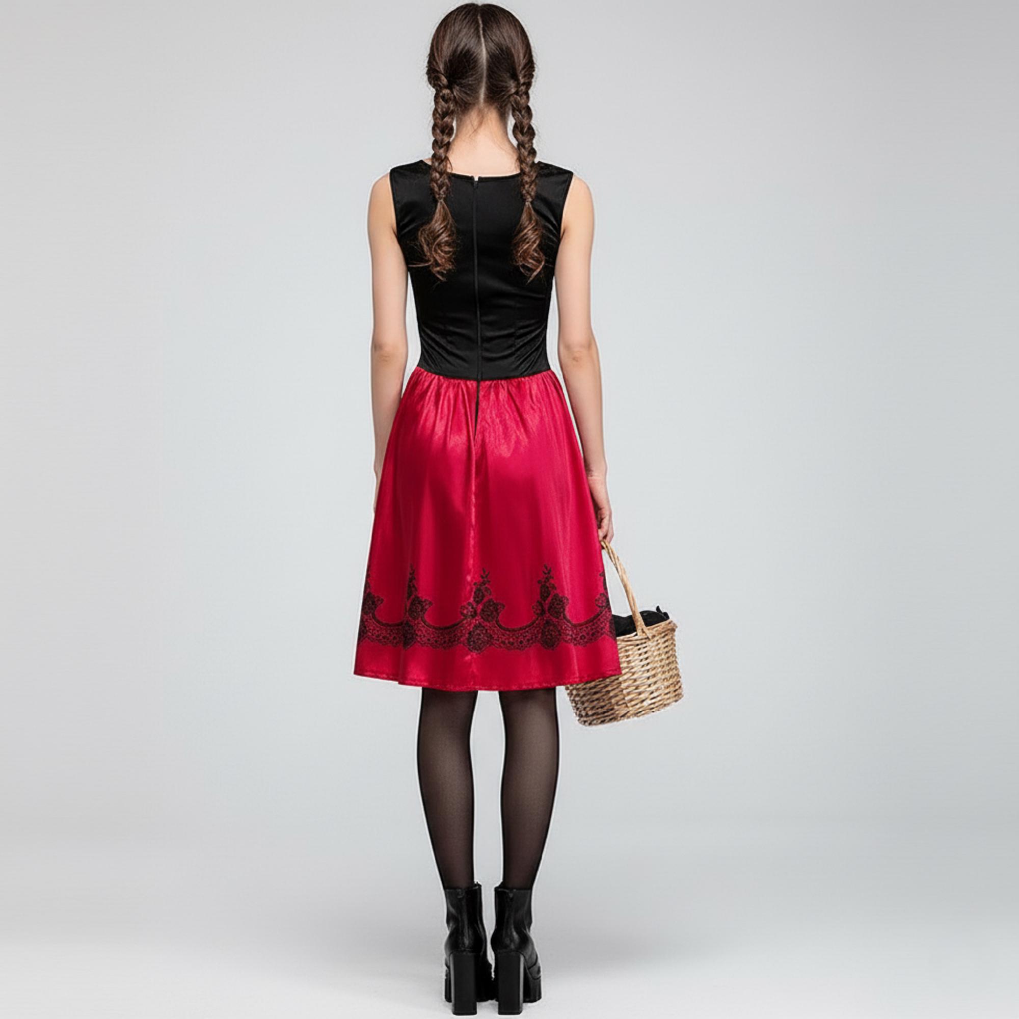 modern red riding hood dress Amazon.com: YHBAO Women's Little Red Riding Hood Halloween Cosplay Costume Party Dress (Medium, Red) : Clothing, Shoes & Jewelry