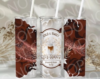 Iced Coffee Tumbler: Starbucks Design (Digital Download)