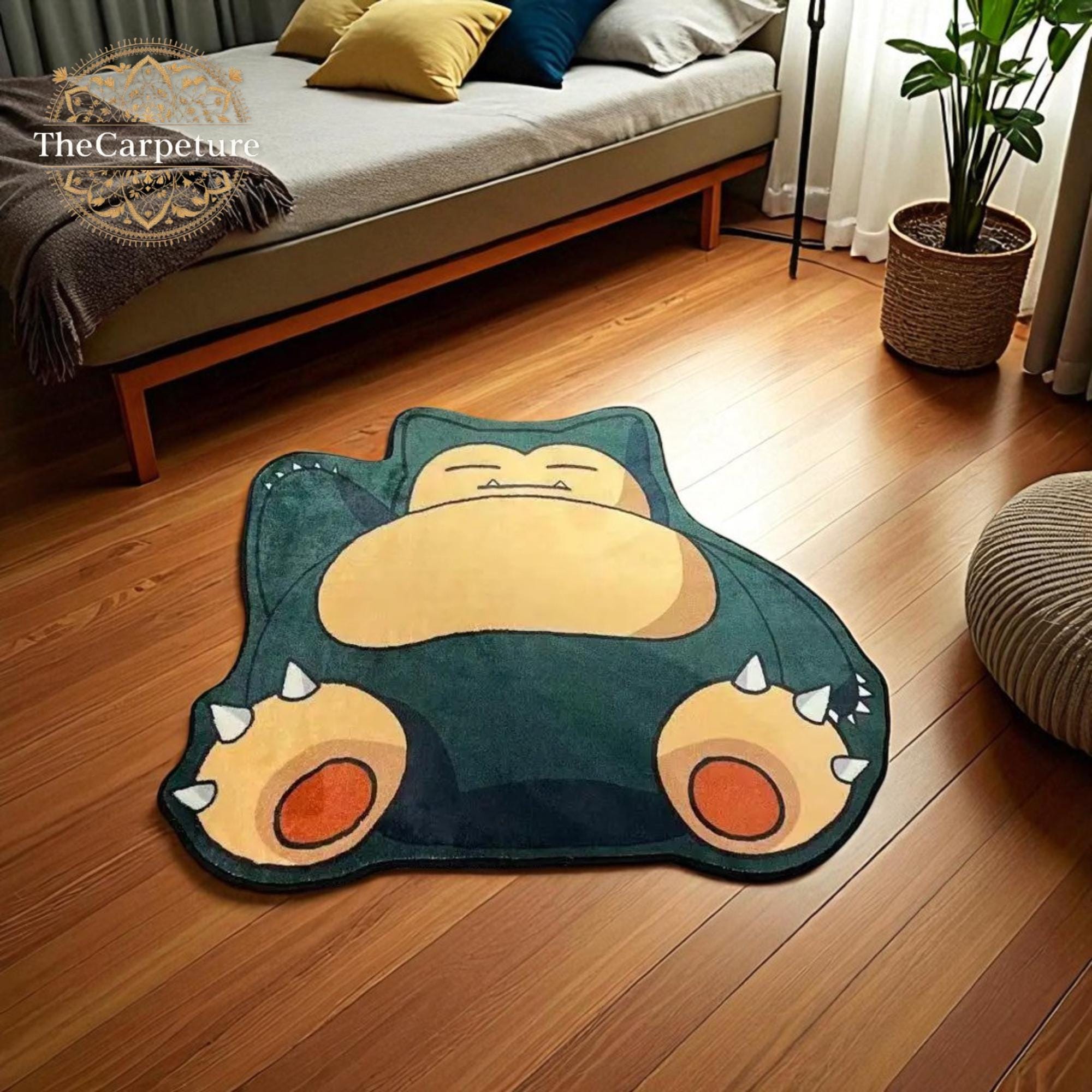 新品 tenbox original rug 10匣 ラグマット＋おまけ Custom Tufted Rug – Personalized Anime Carpet, Snorlax Kaws