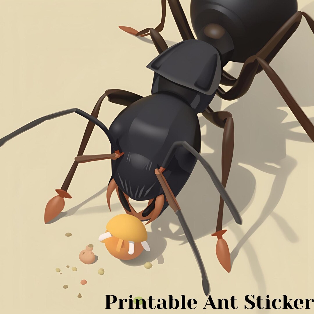 Printable Ant Sticker Pack | Cute Insect Stickers | Digital Download ...