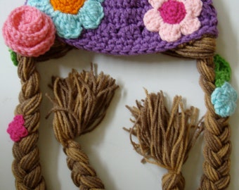 Rapunzel Hat Crochet Pattern PDF