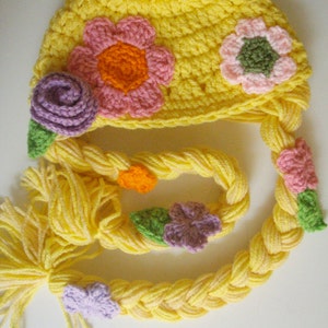 Rapunzel Hat Crochet Pattern PDF image 2