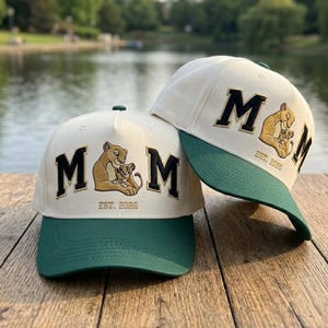 EMBROIDERED Nala And Simba Mom Cap, Simba Family Hat, Disney Inspired Mom Hat, Est 2026 Baseball Cap, New Mom Gift, Embroidered Patch