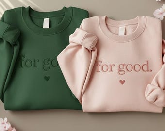 EMBROIDERED Wicked For Good Sweatshirt, Changed For Good Sweatshirt, Aesthetic Wicked Changed For Good Shirt, Wizard Of Oz Shirt