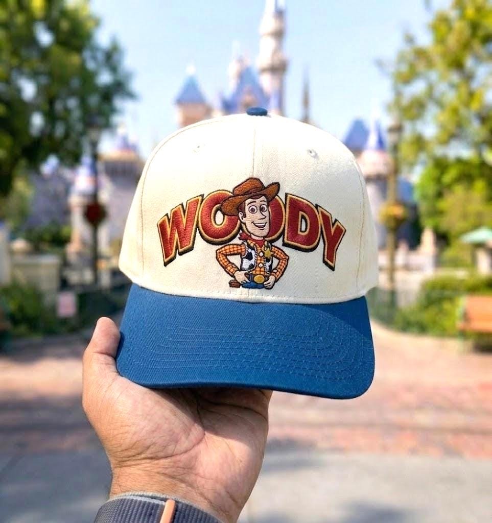 EMBROIDERED Woody Disney Hat, Retro Toy Story Sheriff Character