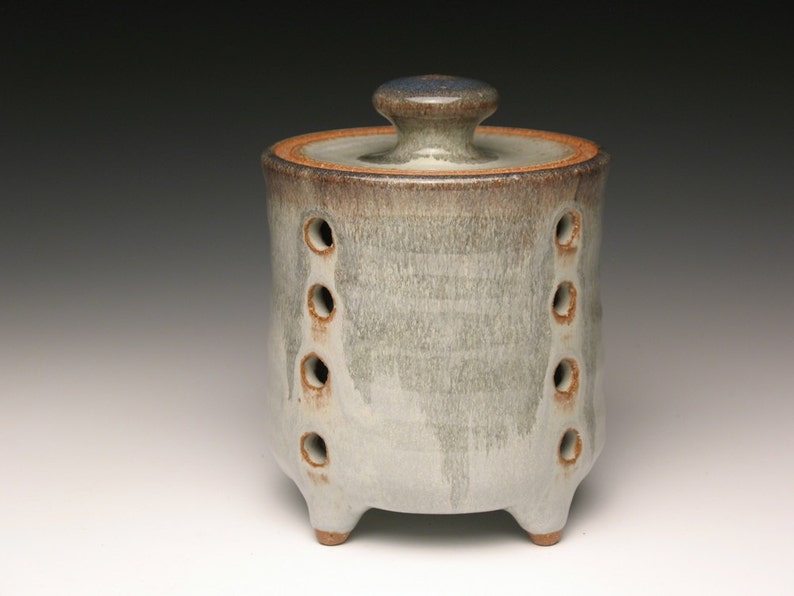 Pottery garlic keeper Etsy