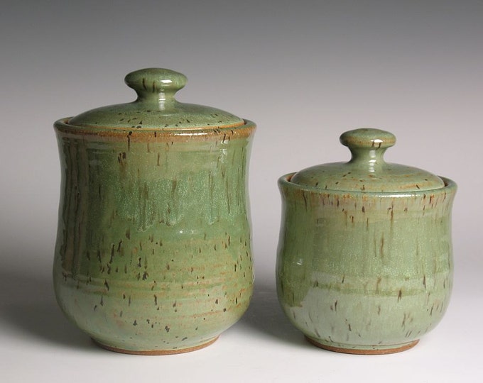 Pottery Kitchen Canisters Etsy